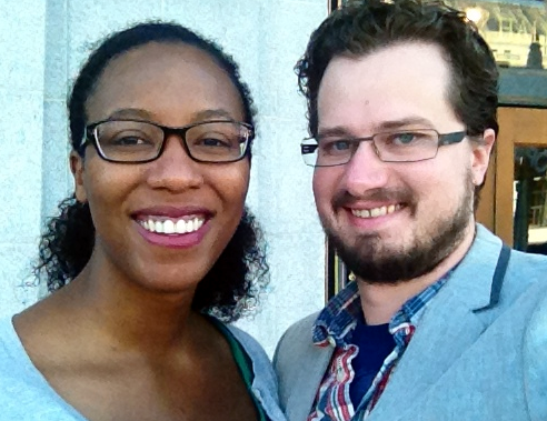 Matt and Tiffany at City Hall